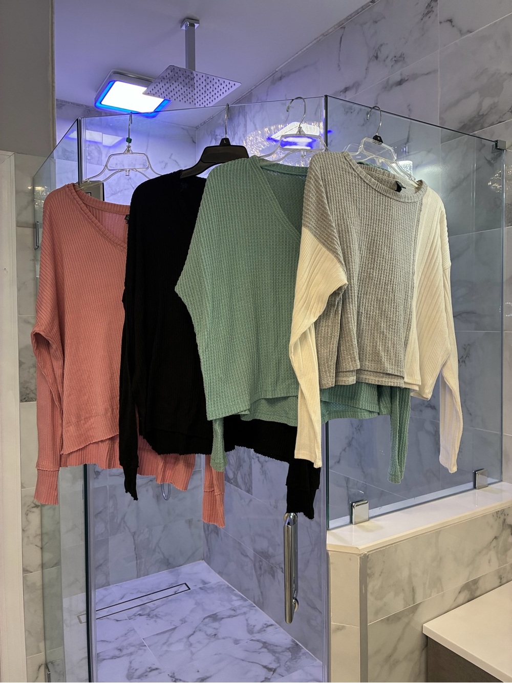 wild fable Waffle Knit Sweater - Pink, Black, Mint, Gray, Cream